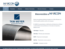 Tablet Screenshot of marcon-services.com